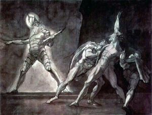 Fuseli Hamlet and his father's ghost
