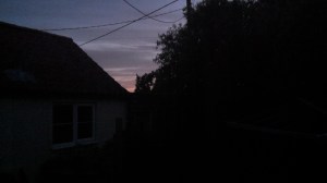 Half past six in the morning