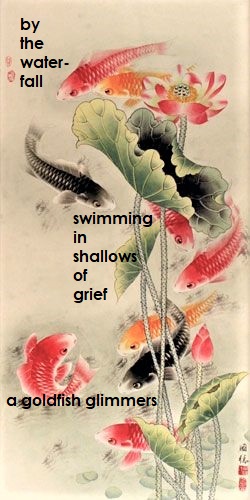 Goldfish Haiga