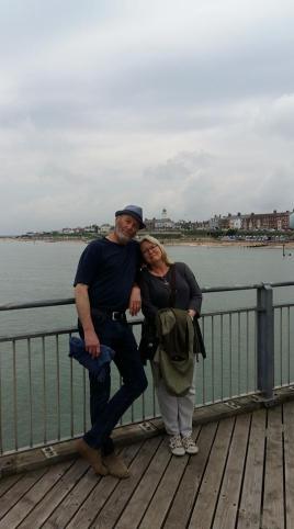 David and me at Southwold 8th August 2017
