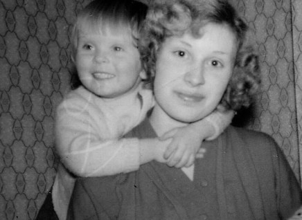 Mum and me when I was two025