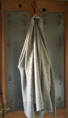 on the back of the bathroom door