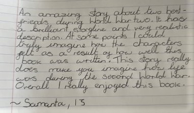 Samanta's Joe and Nelly review (2)